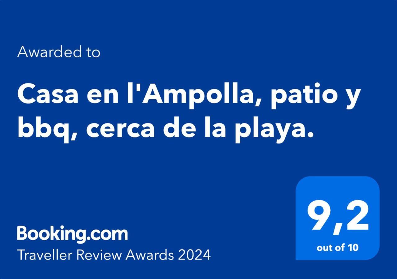 Villa Casa En L'Ampolla, Patio Y Bbq, Cerca De La Playa, Pet Friendly Esterno foto